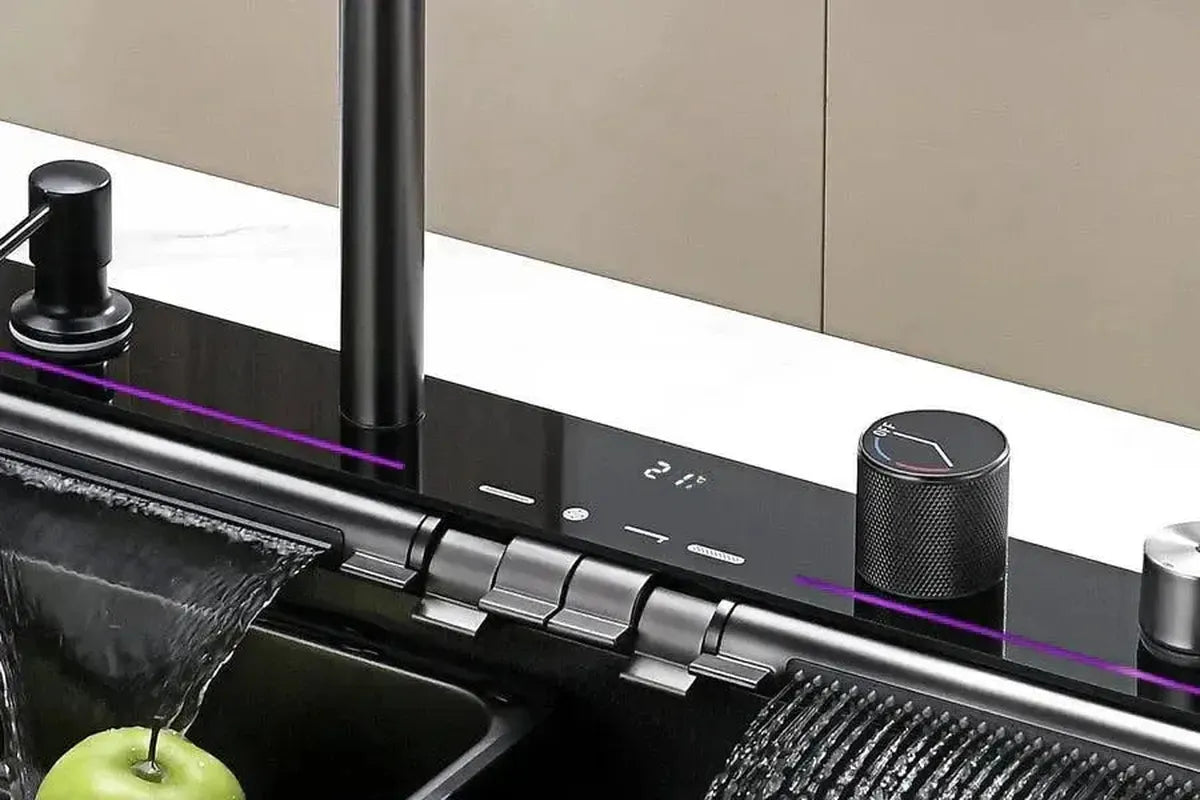 Ensemble Évier-Robinet Multifonction - Deluxe 2 - SMART WAVE Products