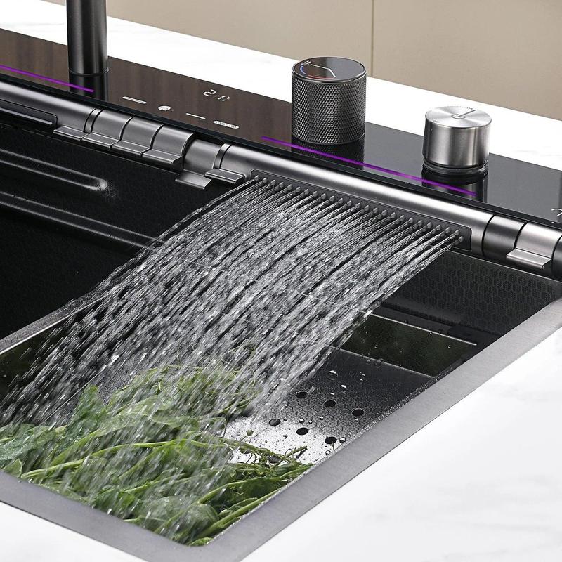 Ensemble Évier-Robinet Multifonction - Deluxe 2 - SMART WAVE Products