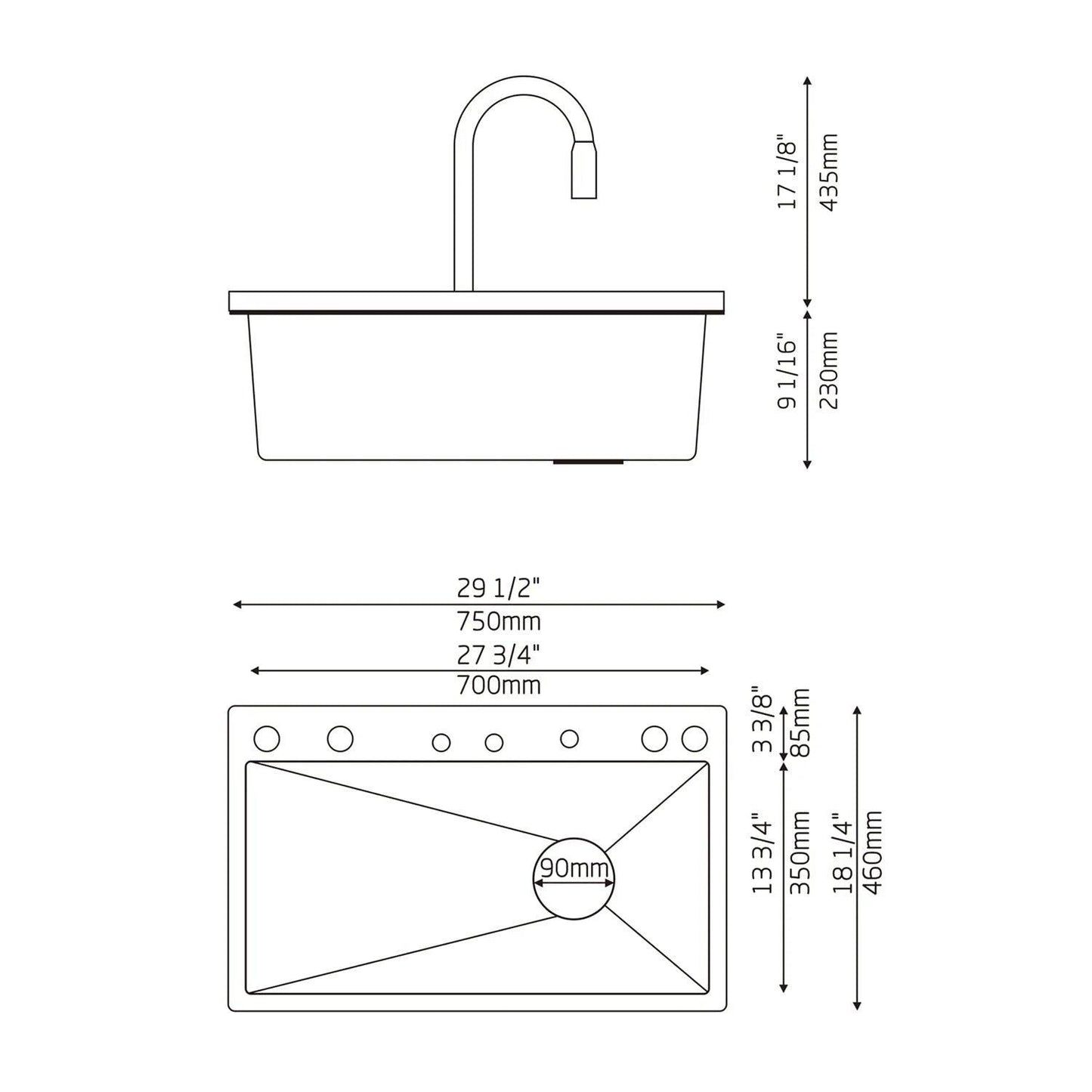 Évier Multifonction Deluxe-2 Smart Wave avec 5 sorties d'eau - SMART WAVE Products #