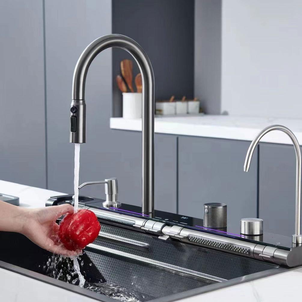 Évier Multifonction Deluxe Smart Wave avec 5 sorties d'eau - SMART WAVE Products #